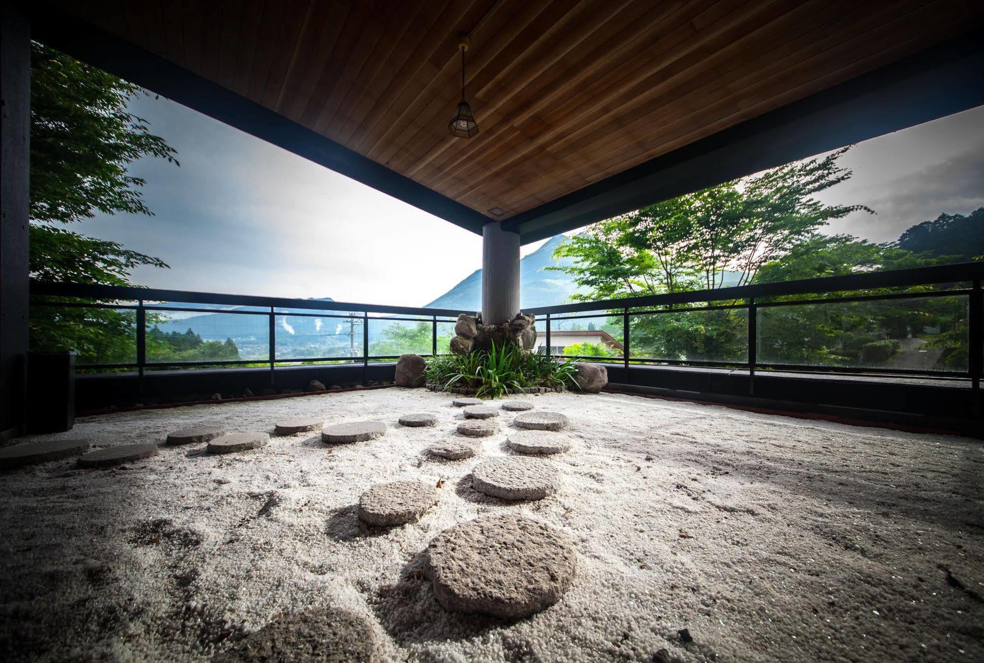 료칸 여명 旅館 黎明 Ryokan Reimei Jufu Exteriér fotografie
