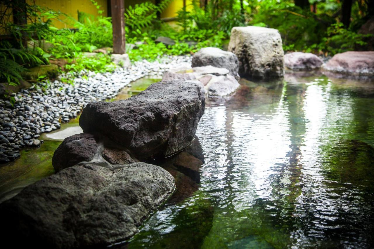 료칸 여명 旅館 黎明 Ryokan Reimei Jufu Exteriér fotografie